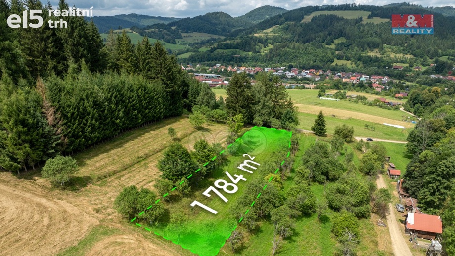 Prodej pozemky - trvalý travní porost, 1 784 m² - Halenkov