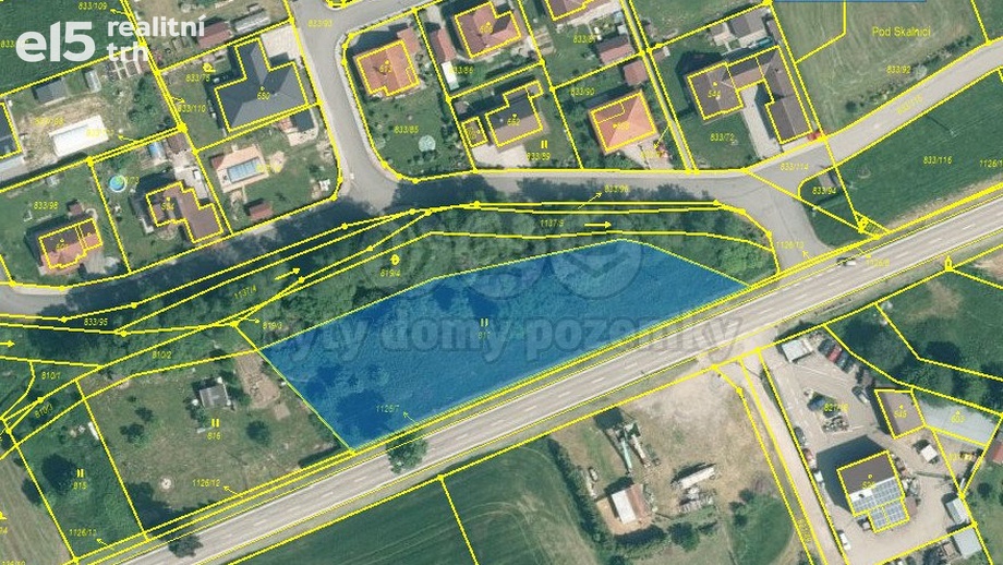 Prodej pozemky pro bydlení, 2 837 m² - Čkyně