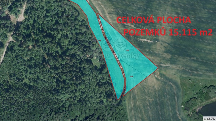 Prodej louky 15 115 m², Šemnice - Sedlečko