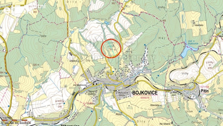 Prodej lesy, 8 088 m² - Bojkovice