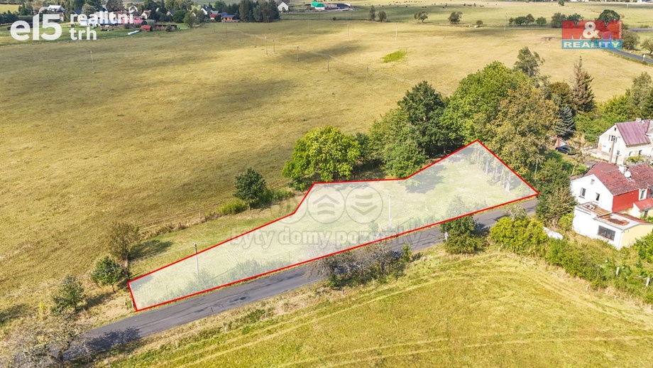 Prodej pozemky pro bydlení, 1 661 m² - Hazlov - Polná