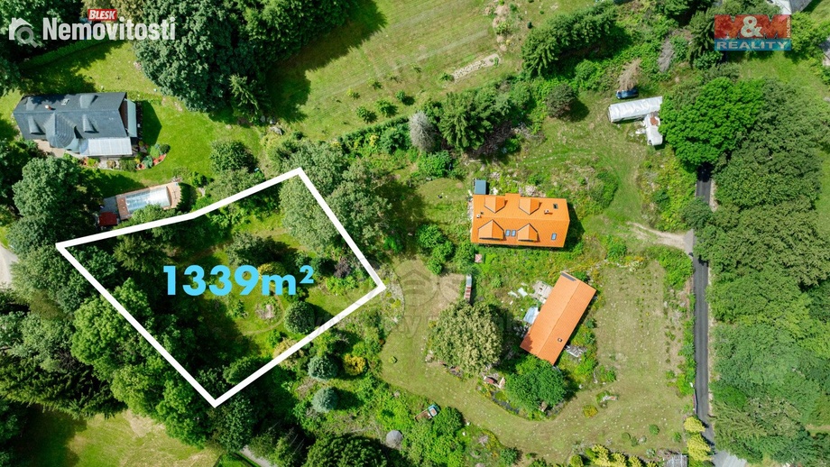 Prodej stavebního pozemku 1 339 m², Zbinohy