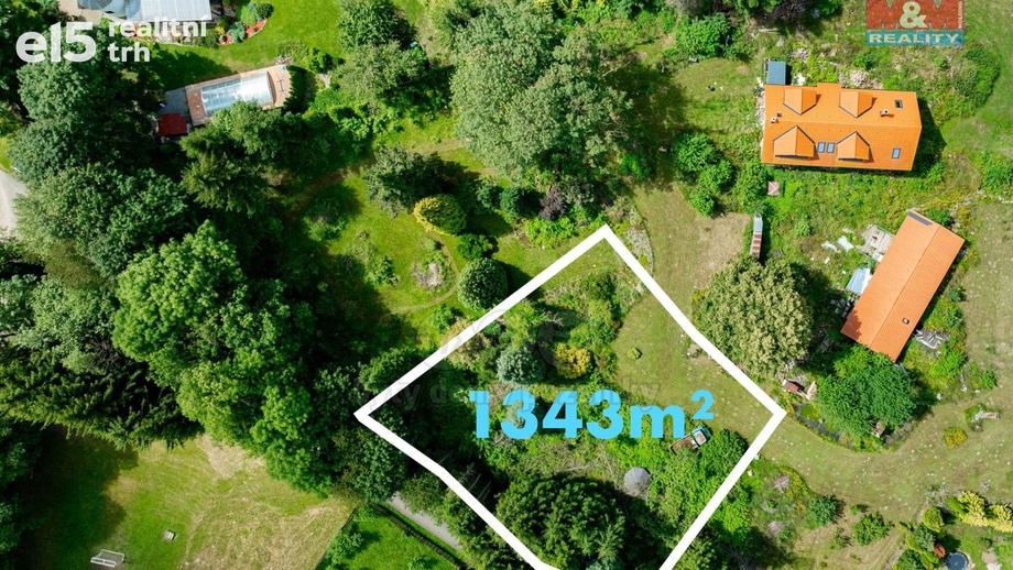 Prodej pozemky pro bydlení, 1 343 m² - Zbinohy