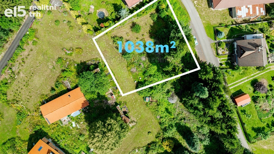 Prodej pozemky pro bydlení, 1 038 m² - Zbinohy