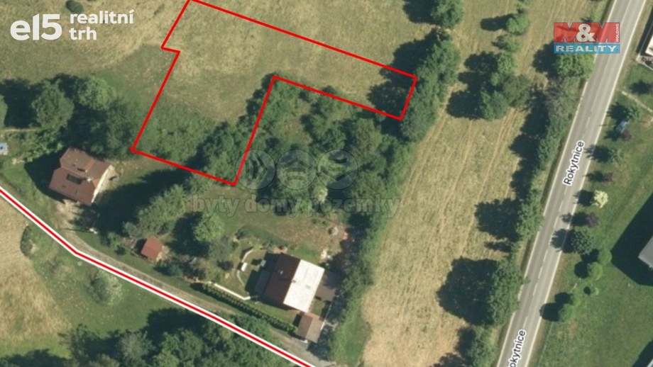 Prodej pozemky pro bydlení, 1 464 m² - Vsetín - Rokytnice