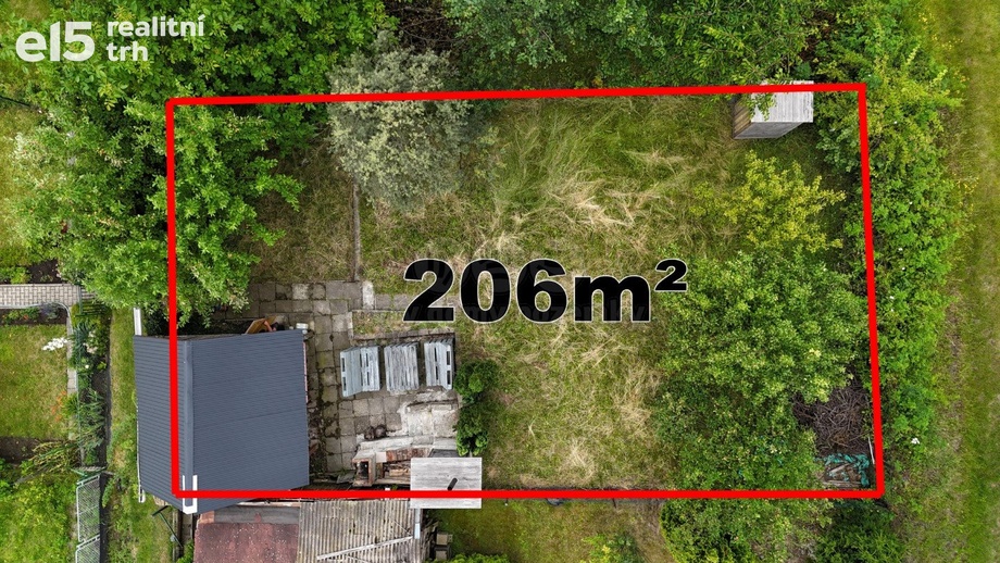 Prodej pozemky - zahrady, 206 m² - Karviná - Nové Město
