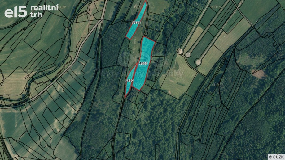 Prodej pozemky - trvalý travní porost, 23 872 m² - Poleň