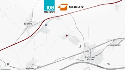 Pronájem skladu 5 000 m², Lužec nad Vltavou