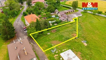 Prodej stavebního pozemku 1 002 m², Malešov