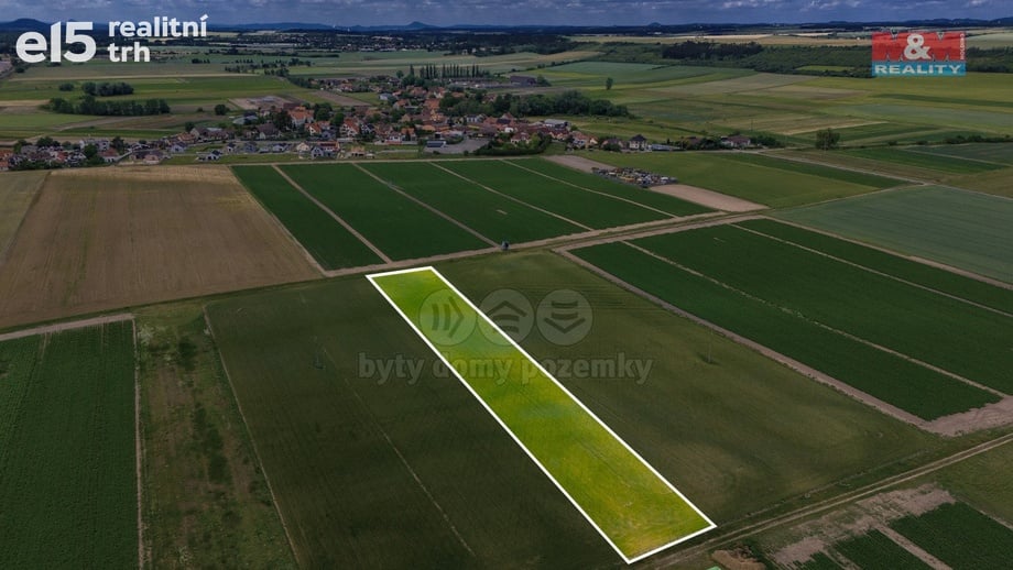 Prodej zemědělská půda, 4 454 m² - Dřísy