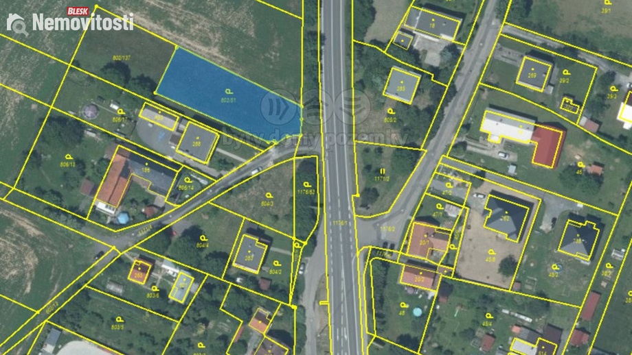 Prodej stavebního pozemku 1 052 m², Mošnov