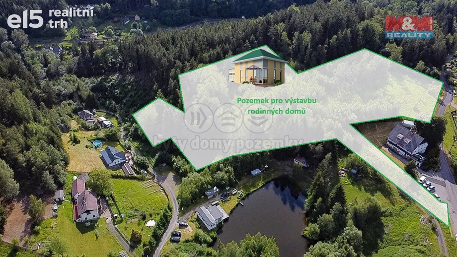 Prodej pozemky pro bydlení, 17 150 m² - Smolné Pece