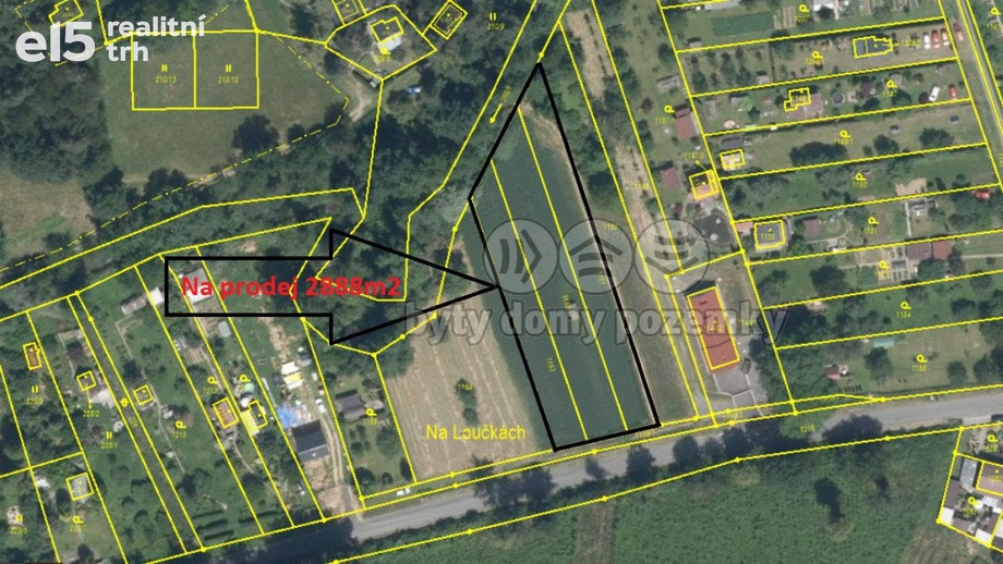 Prodej pozemky pro bydlení, 2 888 m² - Přerov VII-Čekyně