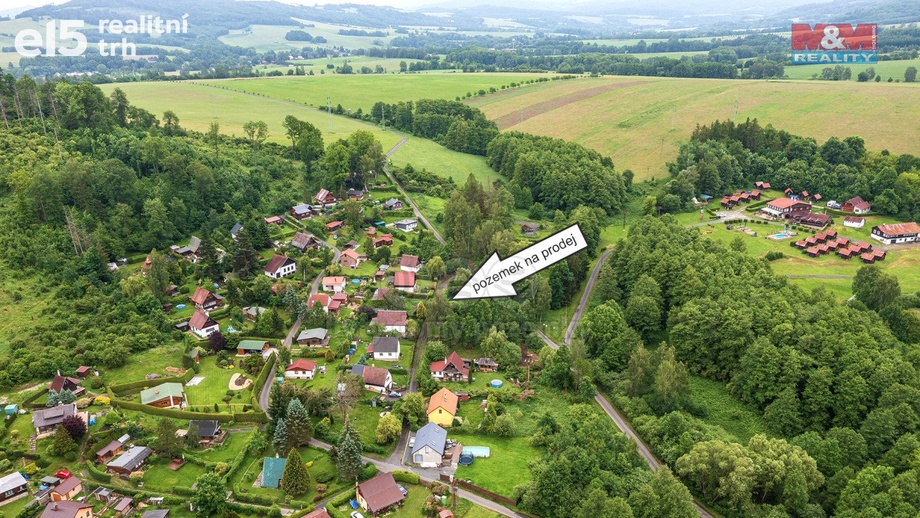 Prodej pozemky pro bydlení, 418 m² - Huntířov - Stará Oleška