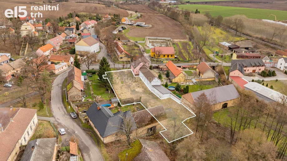 Prodej pozemky pro bydlení, 1 361 m² - Klobuky - Páleček