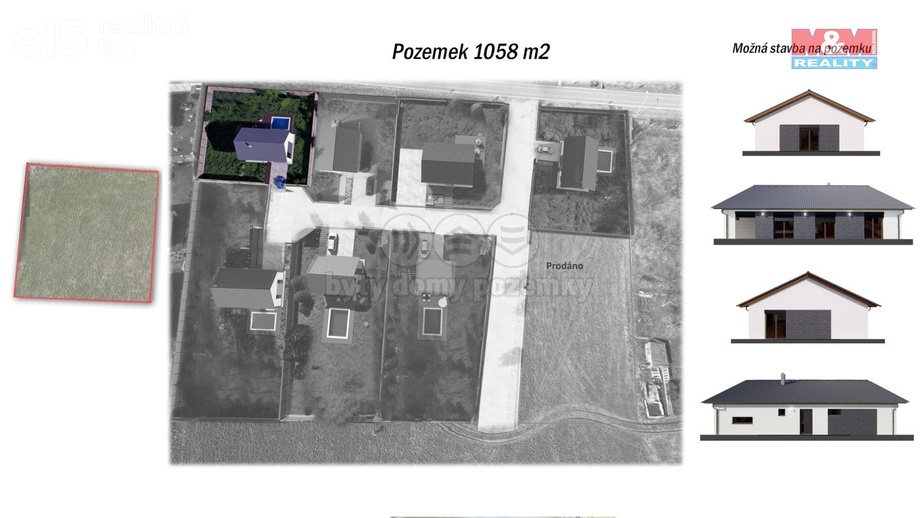 Prodej pozemky pro bydlení, 1 058 m² - Sedlčany - Sestrouň