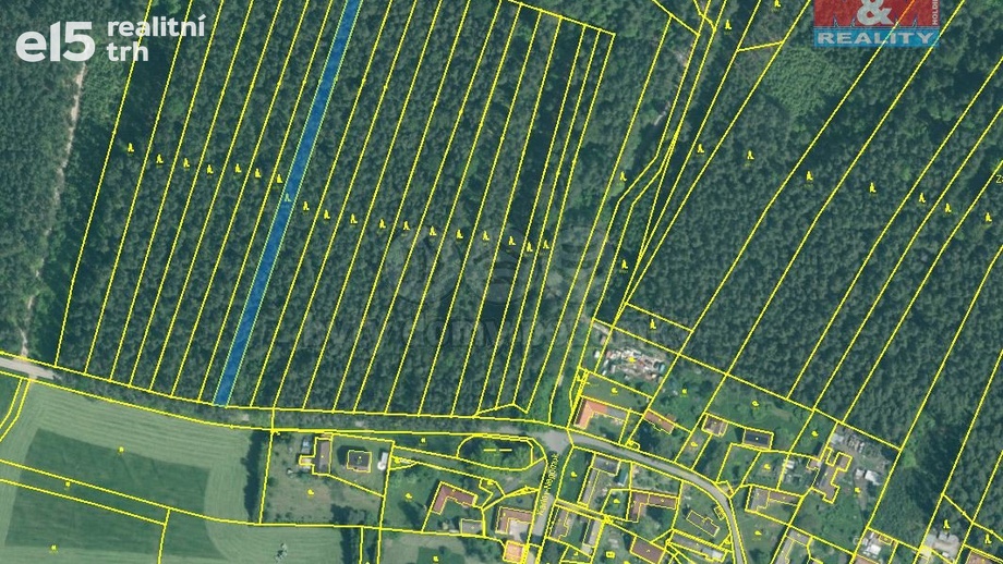 Prodej lesy, 2 085 m² - Dražíč