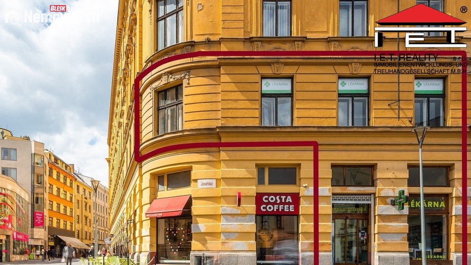 Pronájem obchodního prostoru 189 m², Brno-město
