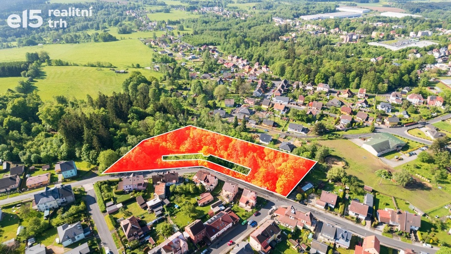 Prodej pozemky pro bydlení, 9 804 m² - Aš