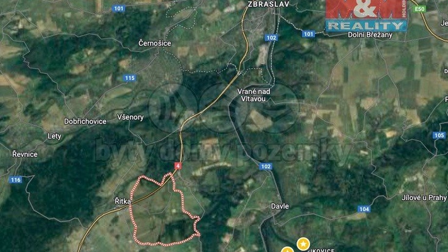 Prodej komerčního pozemku 602 m², Líšnice