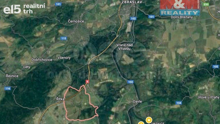 Prodej pozemky pro bydlení, 602 m² - Líšnice