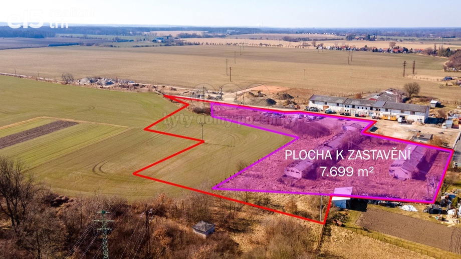 Prodej pozemky pro bydlení, 7 699 m² - Pardubice - Lány na Důlku