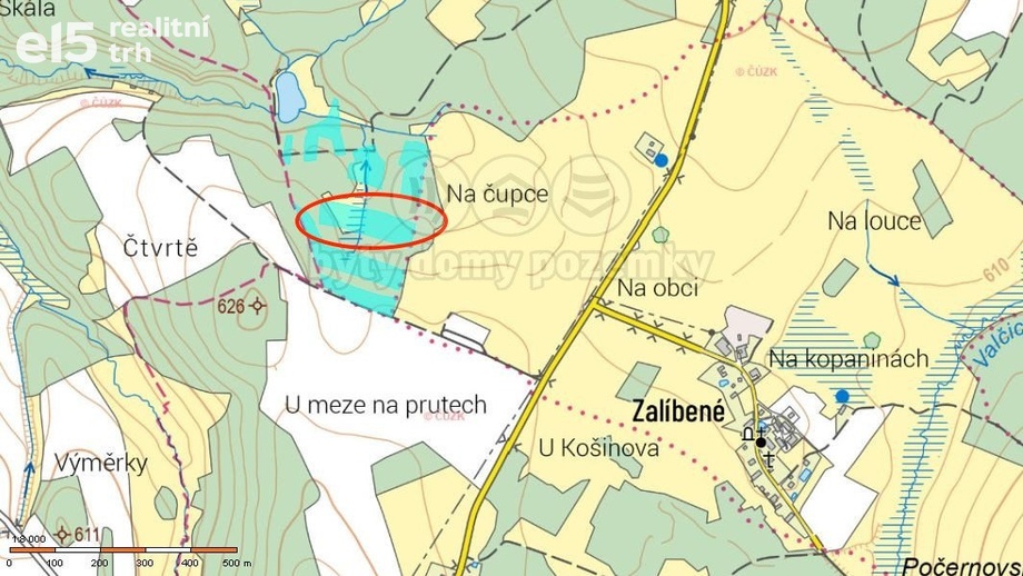 Prodej lesy, 11 243 m² - Studnice