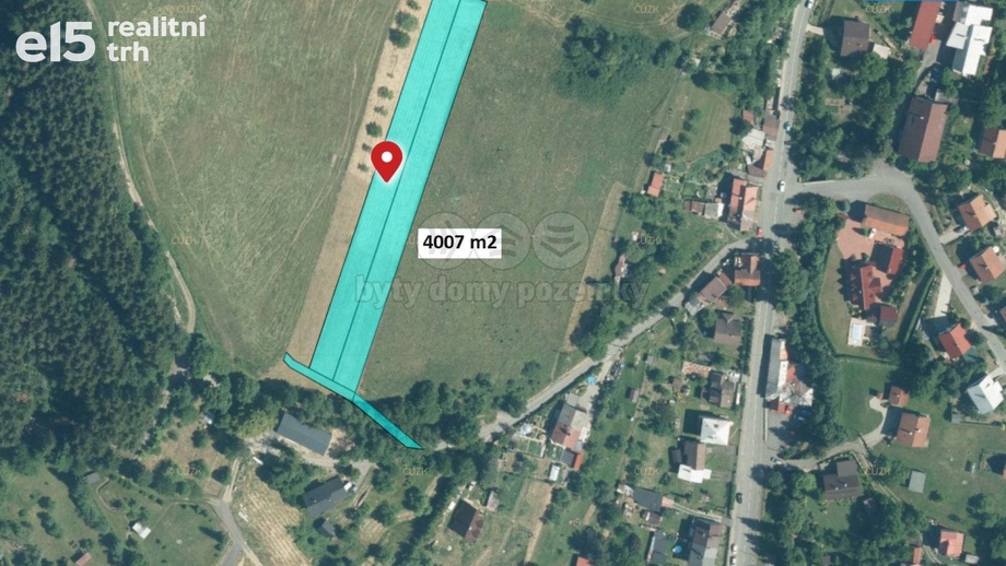 Prodej pozemky pro bydlení, 4 007 m² - Vsetín - Horní Jasenka