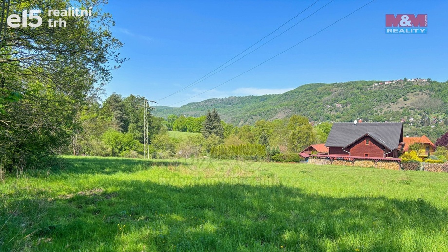 Prodej pozemky - trvalý travní porost, 1 543 m² - Ústí nad Labem - Sebuzín
