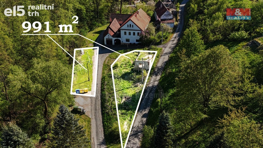 Prodej pozemky pro bydlení, 991 m² - Vysoké Mýto - Svařeň