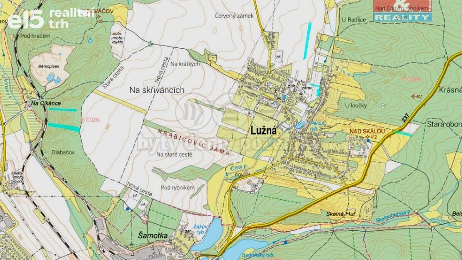 Prodej pozemky pro komerční výstavbu, 30 021 m² - Lužná