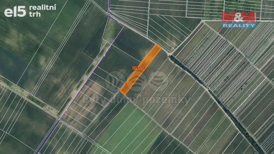 Prodej zemědělská půda, 612 m² - Hrušky