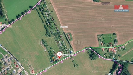 Prodej stavebního pozemku 3 427 m², Černovice