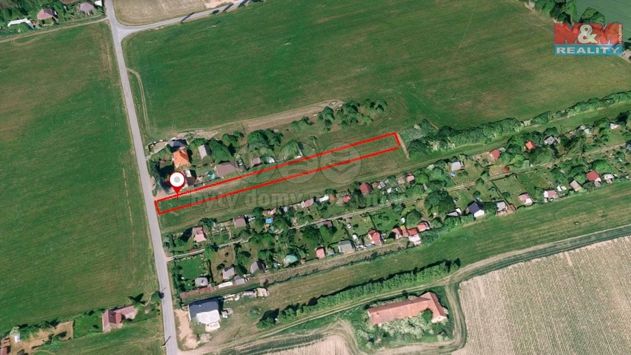 Prodej stavebního pozemku 3 427 m², Černovice