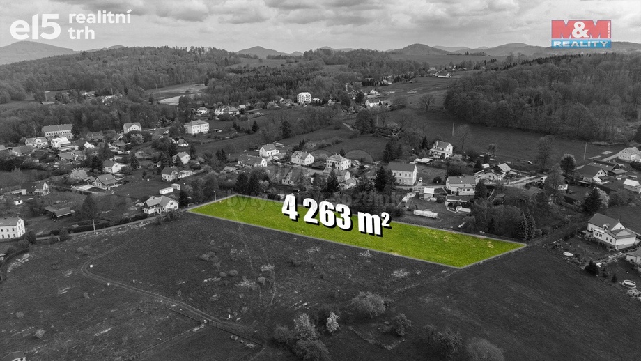 Prodej pozemky pro bydlení, 4 263 m² - Nový Oldřichov