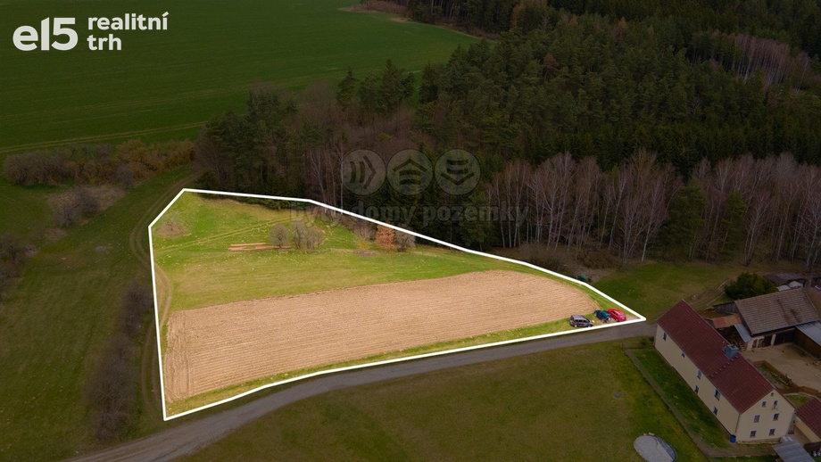 Prodej pozemky - trvalý travní porost, 4 971 m² - Krsy - Polínka