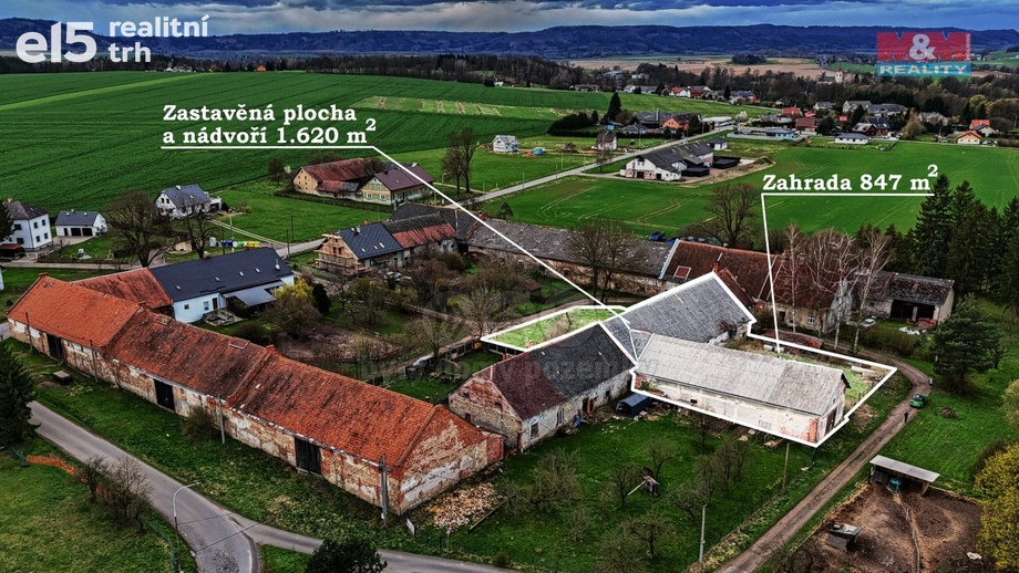 Prodej zemědělské objekty, 800 m² - Luková