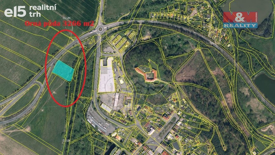 Prodej pole 3 266 m², Stráž pod Ralskem