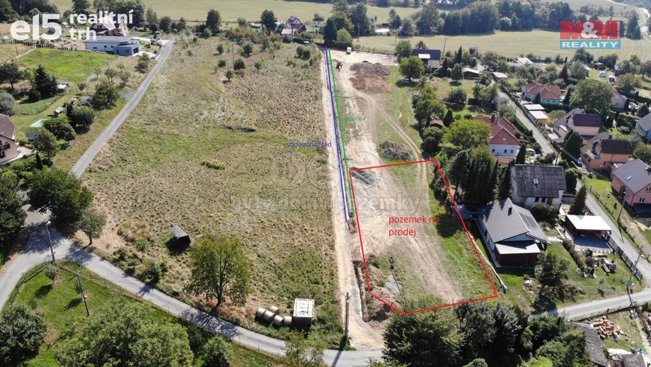 Prodej pozemky pro bydlení, 1 509 m² - Bratrušov