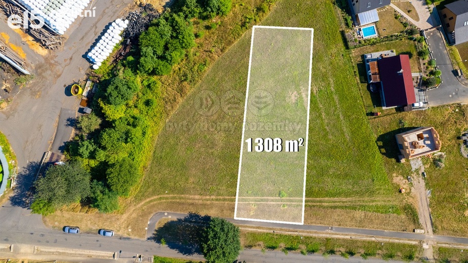 Prodej stavebního pozemku 1 308 m², Malšovice