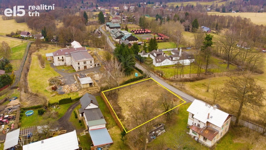 Prodej pozemky pro komerční výstavbu, 1 093 m² - Chřibská - Krásné Pole