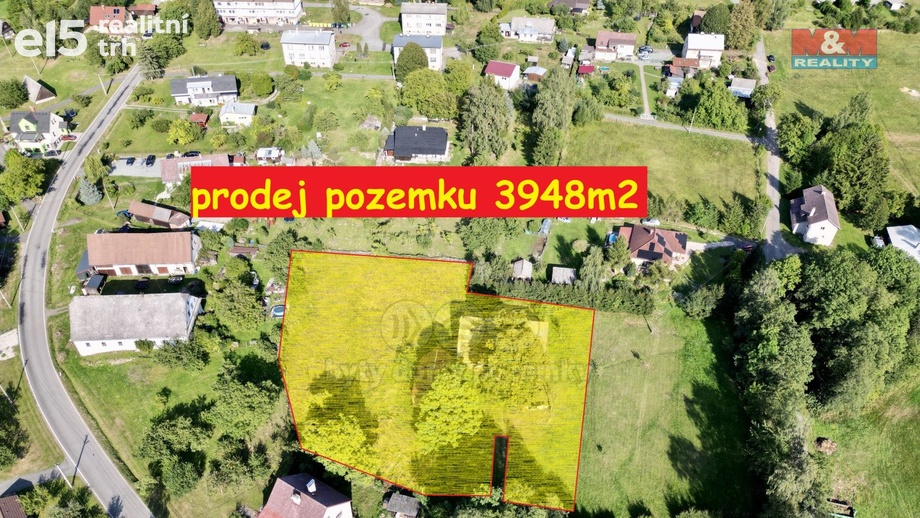 Prodej pozemky pro bydlení, 3 948 m² - Rychnov nad Kněžnou
