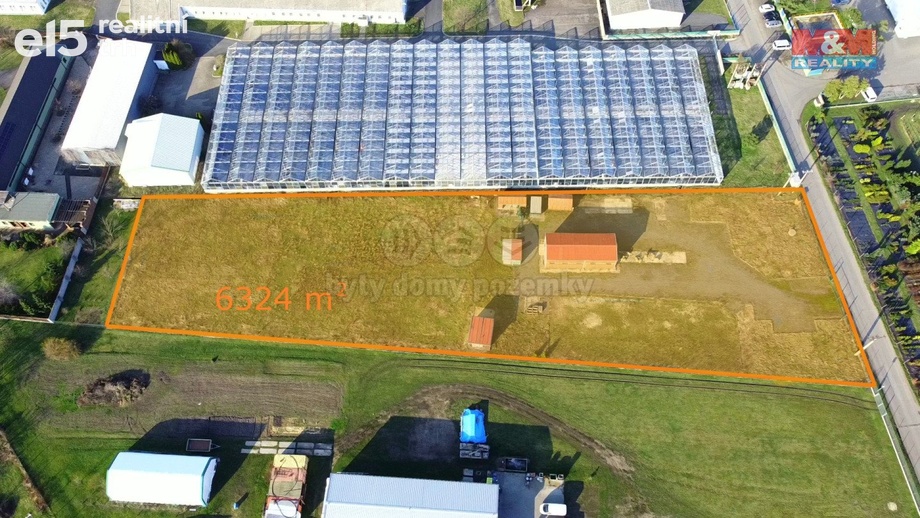 Prodej pozemky pro komerční výstavbu, 6 243 m² - Přerov nad Labem