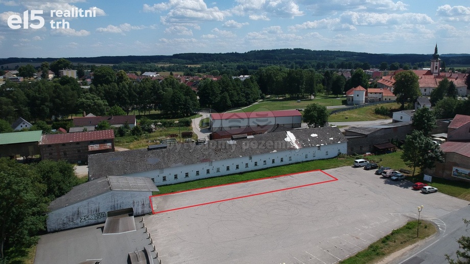 Pronájem pozemky pro komerční výstavbu, 756 m² - Nová Bystřice