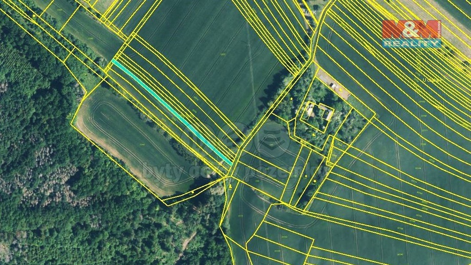 Prodej pole 1 032 m², Veverská Bítýška
