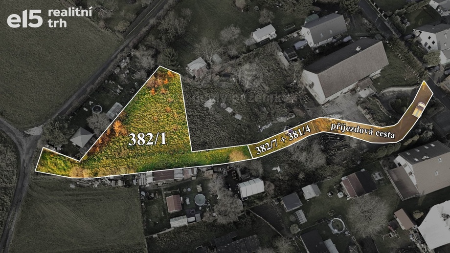 Prodej pozemky - zahrady, 600 m² - Česká Lípa - Dolní Libchava