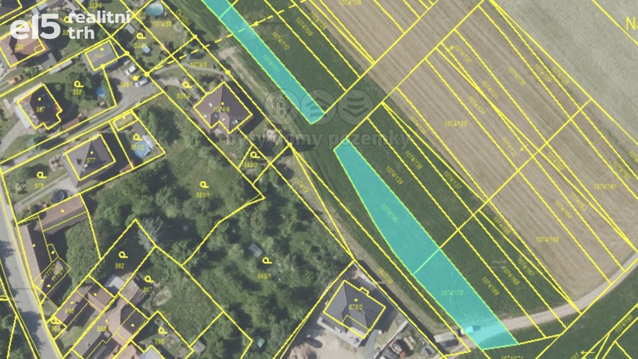 Prodej pozemky pro bydlení, 1 324 m² - Trhový Štěpánov