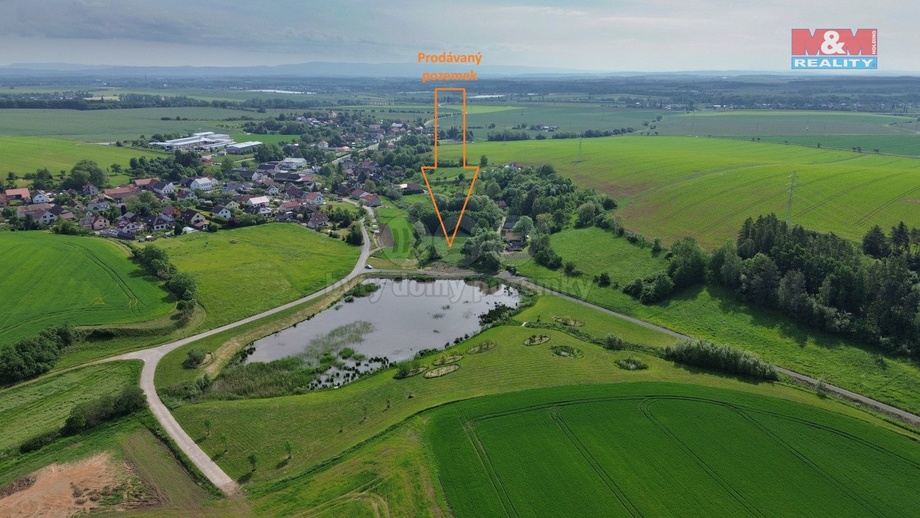 Prodej stavebního pozemku 2 914 m², Sendražice