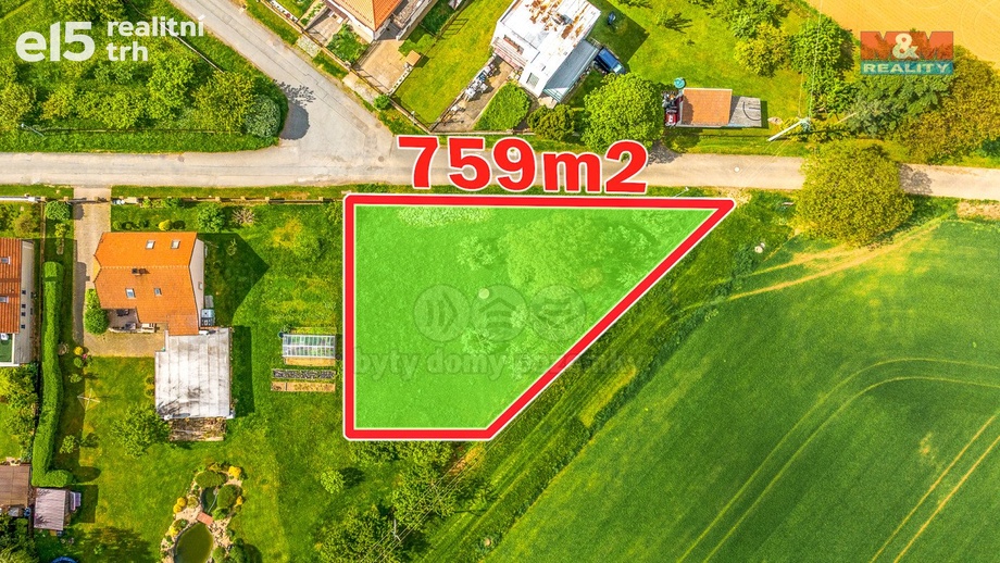Prodej pozemky pro bydlení, 759 m² - Suchdol