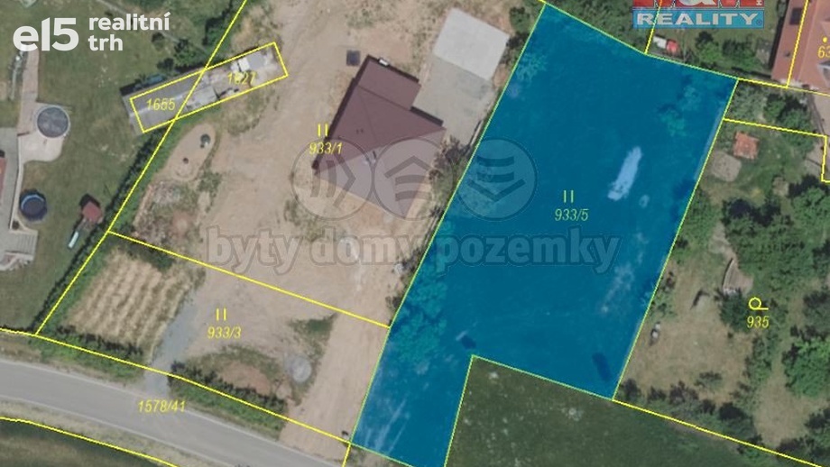 Prodej pozemky pro bydlení, 1 771 m² - Kozmice - Kácova Lhota